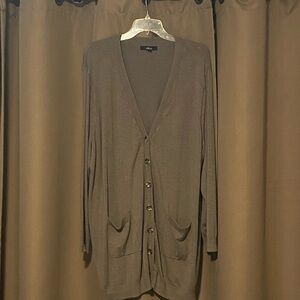 Ellos Brown Women's Cardigan Sweater